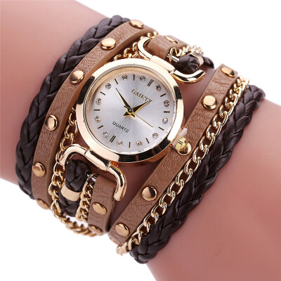 

Bracelet Ladies Watch With Rhinestones Clock Womens Vintage Fashion Wristwatch Relogio Feminino Gift GAIETY High Quality