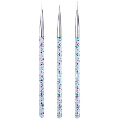 

3pcs Nail Art Pen Drawing Pen UV Gel Brush Decoration Manicure Tools Set