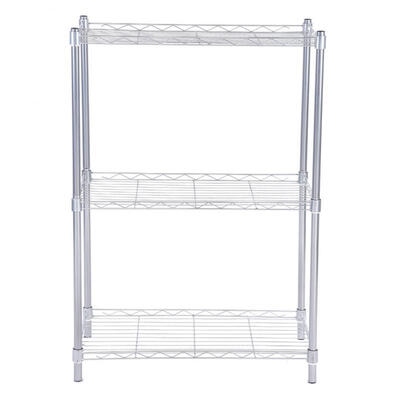 

Greensen 3 Tiers Metal Shelving Rack Kitchen Storage Shelf Bathroom Home Organizer
