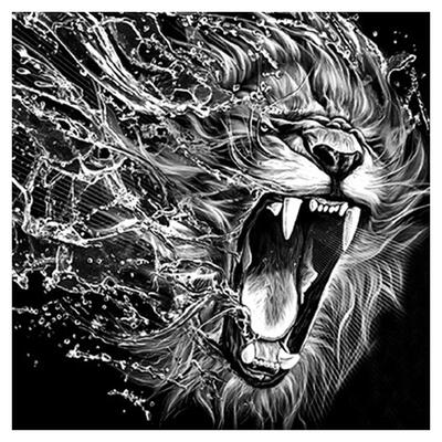 

5D DIY Full Drill Diamond Painting Lion Animal Cross Stitch Embroidery Kits