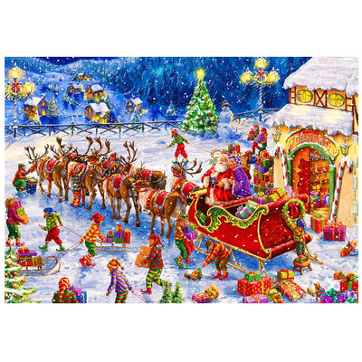 

〖Follure〗Full Drill Xmas Series DIY 5D Diamond Embroidery Painting Cross Stitch Kit Decor