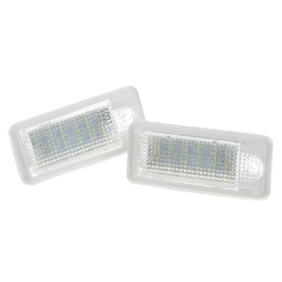 

Pair Error Free 18 3528 SMD LED License Plate Light Lamp for Audi A3 A4 A6 A8 Q7