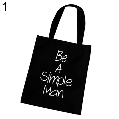 

Women Casual Crown Print Canvas Large Capacity Handbag Shoulder Shopping Bag