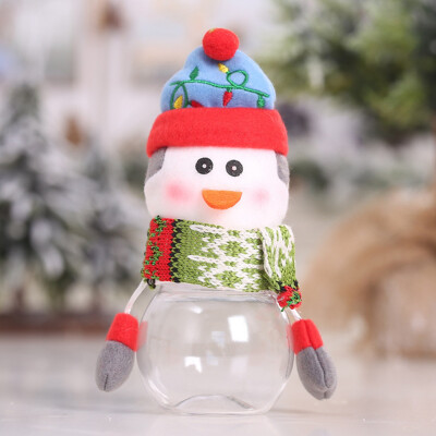 

Cute Christmas Candy Storage Can Decor For Home Gift Biscuit Food Storage Jar Candy Jar