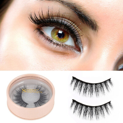 

2018 New Arrival 3D Lashes Mink Natural Thick False Fake Eyelashes Eye Lashes Makeup Extension