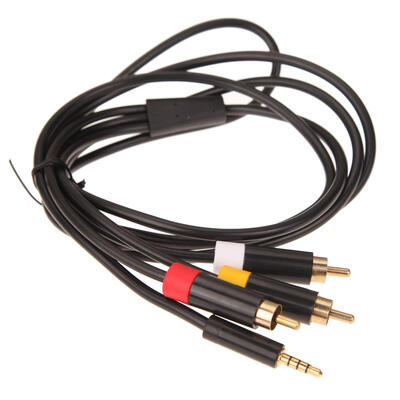 

18m 35mm Jack AV Audio Video Cable RCA Adapter Wire Cord for Xbox 360 E