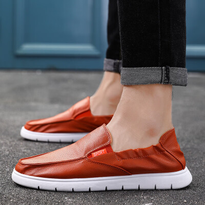 

Mens shoes summer 2019 new Lok Fu shoes British shoes casual a pedal Korean version of the trend of breathable lazy shoes