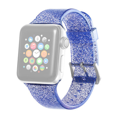 

〖Follure〗Bling Soft Silicone Replacement Sport Band Strap For Apple For iwatch 4 44mm