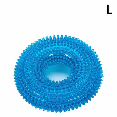 

Durable Pet Puppy Dog Squeaky Chew Toys for Aggressive Chewers Dental Teething Cleaning Non-Toxic Soft Natural Rubber