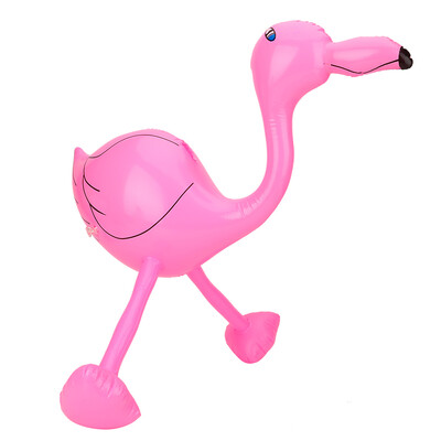 

Pink Flamingo Inflatable TROPICAL Luau Party Decor Pool Toy Blow Up Bird