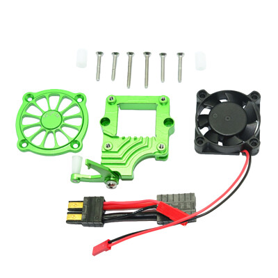 

Tailored GPM Aluminum Alloy Motor Cooling Fan Easy Switch Set For Traxxas TRX-4 Racer