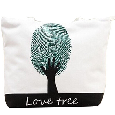 

Tailored Fashion Canvas Girl Shopping Shoulder Bags Women Cute Printing Tote HandBags