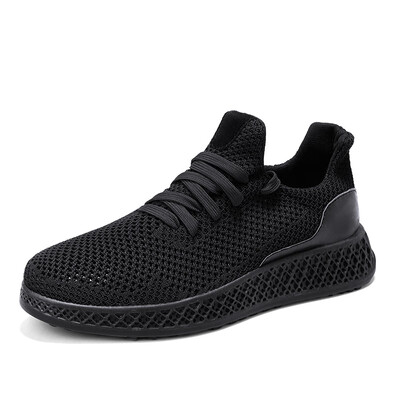 

Flying woven mens shoes breathable lightweight sports shoes trend sports shoes single shoes