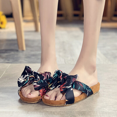 

Rose Womens Slippers Bohemia Shoes Open-Toed Flats Fashion Roman Sandals Beach Shoes