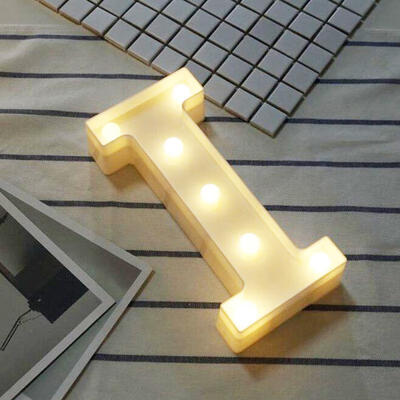 

DIY English Letter LED Night Light Symbol Modeling Lamp For BirthdayWeddingMarriage Proposal Decor