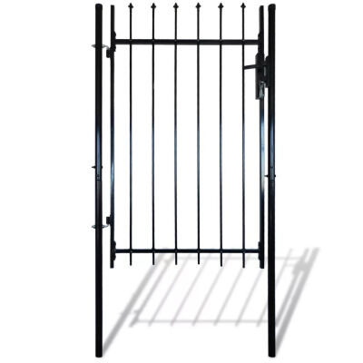 

Single Door Fence Gate with Spear Top 39"W x 67"H