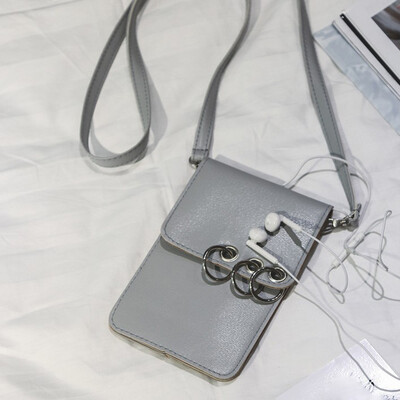

Tailored Women Messenger Bags Shoulder Bag Mini Iron Ring Phone Bag Shoulder Bag GY