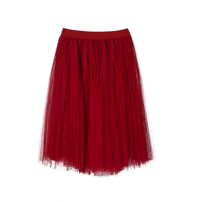 

Womens Tutu Tulle A line Skirts Short Prom Party Knee Length Petticoat Dress