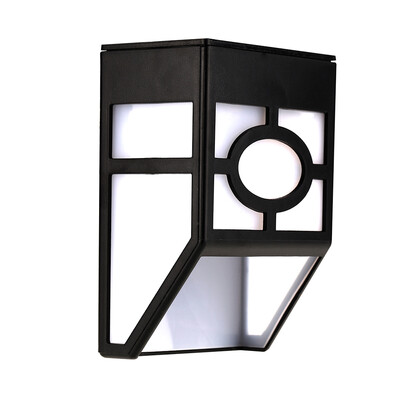 

Solar Powered Wall Mount 2 LED Light Outdoor Garden Path Landscape Fence Yard Lamp Solar Garden Lamp Sensor Wall Light