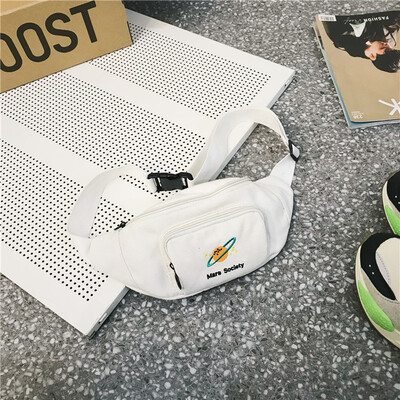 

Ins on the new summer small bag womens fashion chest brand mens&womens sports canvas messenger bag