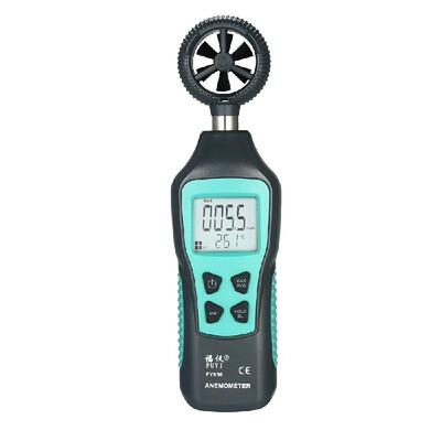 

FUYI Digital Anemometer Thermometer Handheld Pocket Wind Speed Meter Air Velocity Temperature Tester with MaxMinData Hold Mode