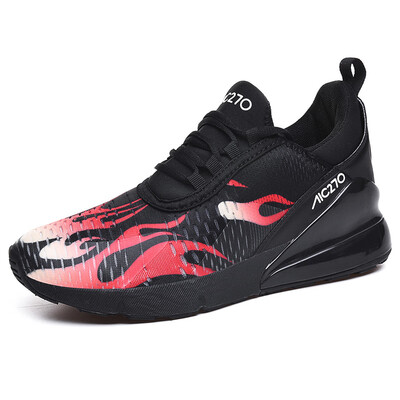 

Mens shoes mesh breathable flying woven cushion sports shoes sneakers