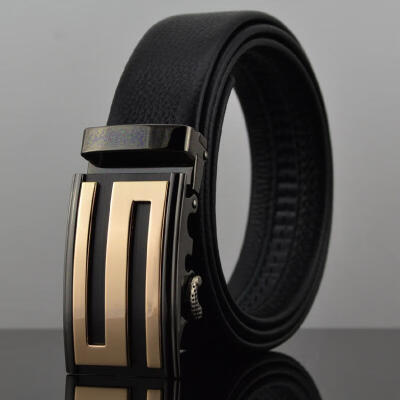 

new Cowhide Genuine Leather Belts For Men Luxury Automatic Buckle Cinturones Hombre designer belts mens high quality belt GH146