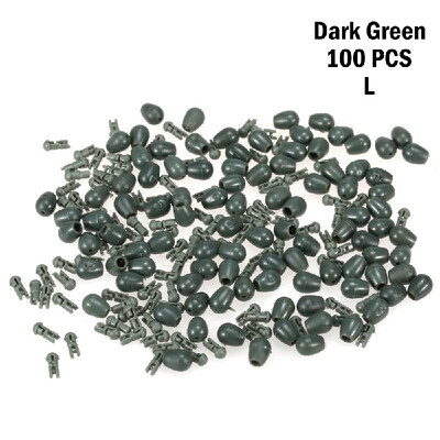 

30PCS 50PCS 100PCS Quick Change Beads Method Feeder Line Holder Carp Fishing Camo Beads Fishing Terminal Tackle