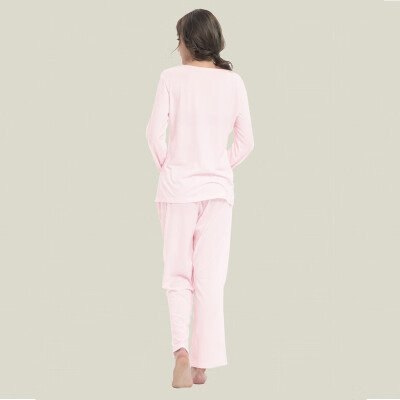 

XUE ZHU Authentic ladies modal fiber home service Tucker long-sleeved trousers set 13254