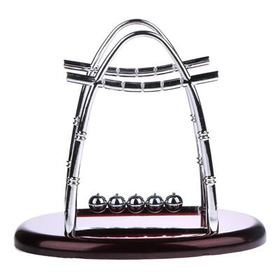 

Newtons Cradle Fun Desk Toy Steel Balance Ball Physics Science Pendulum