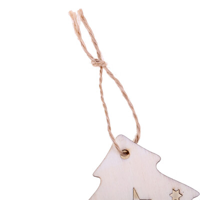 

Toponeto DIY Wooden Pendant Ornaments for Christmas Tree&Party Decorations