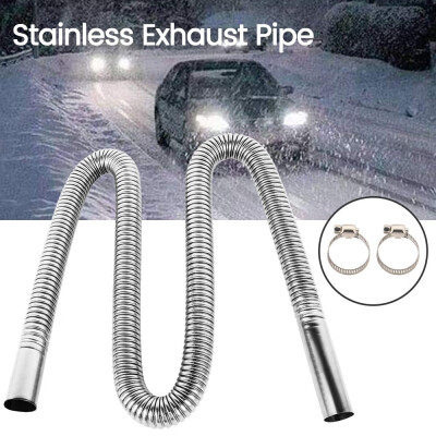 

120cm Parking Air Heater Tank Exhaust Stainless Steel Pipe Diesel Gas Vent Hose