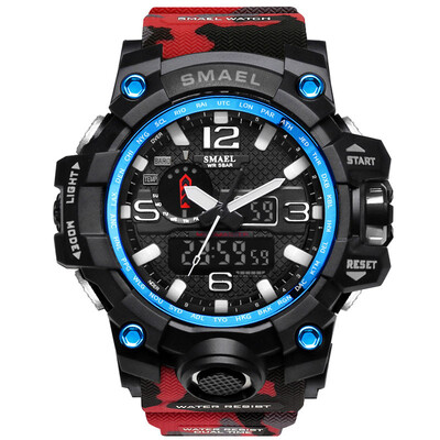 

Gobestart SMAEL Mens Sports Multi-function Waterproof LED Digital Quartz Wrist Watch 1545