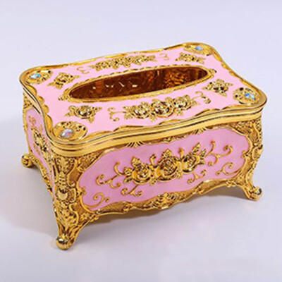 

European-Style Tissue Box Napkin Holder Paper Case Hotel Home Decor