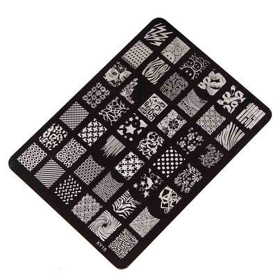 

Toponeto Nail Stamping Printing Plate Manicure Nail Decor Image Stamps Plate XY-15