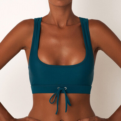

Roseonmyhand Womens Multicolor Solid Color Womens Swimwear Split Swimwear Bikini Tankini Be