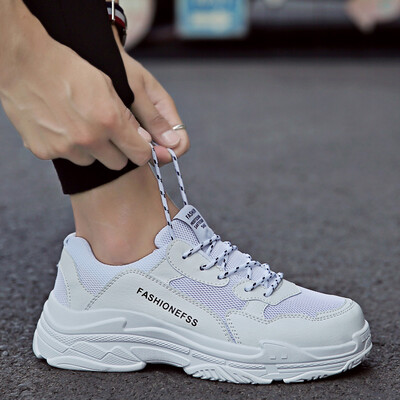

2019 new mens shoes summer breathable Korean version of the trend of sports&leisure shoes students running shoes wild old shoes men