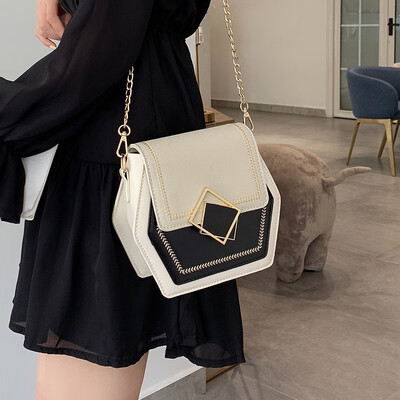 

Senior sense French niche bag womens bag 2019 new fashion chain bag summer small fresh wild Messenger bag