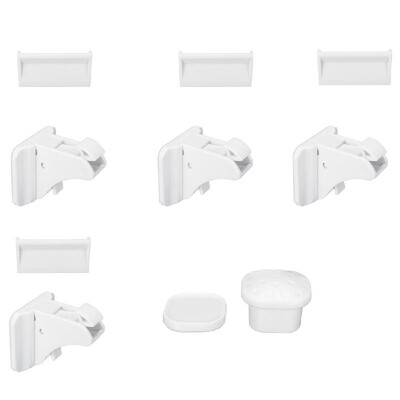 

10Pcs Lodestone Cabinet Drawer Cupboard Locks for Baby Kids Safety Child Proofing
