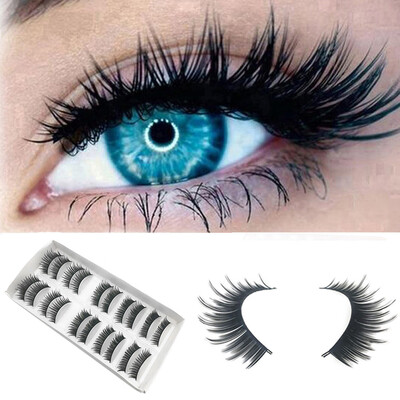 

〖Follure〗10Pair Luxury 3D False Lashes Fluffy Strip Eyelashes Long Natural Party