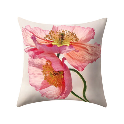 

〖Follure〗Plant Printed Polyester Pillow Case Cover Sofa Cushion Cover Home Decor
