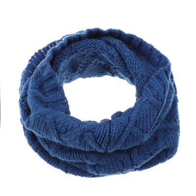 

Fashion Kids Girls Winter Warm Shawl Solid Color Knitted Scarf Casual Decor