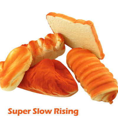 

Gotoamei 5pcs Simulated Bread Set Scented Slow Rising Kids Gift Fun Stress Relief Toy