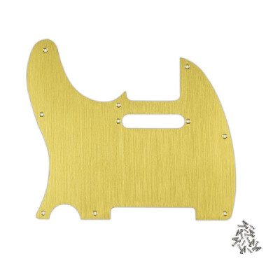 

Right Handed Tele Guitar Pickguard for Telecaster Electric Guitars Aluminum Alloy Gold