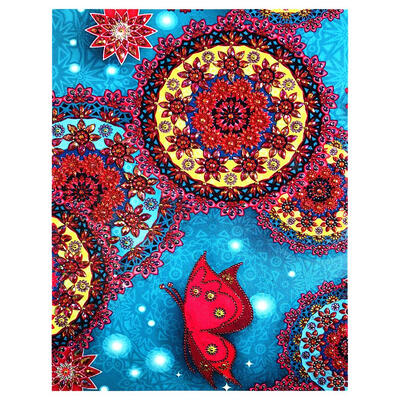 

5D DIY Special-shaped Diamond Painting Circle Cross Stitch Embroidery Kit