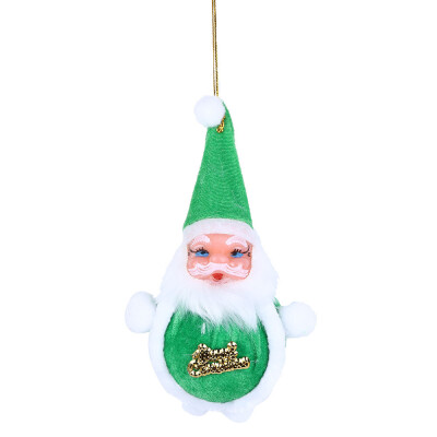 

〖Follure〗1PC Colorful Christmas Santa Claus Ornaments Xmas Tree Hanging Decoration