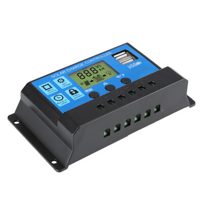 

20A Solar Controller Multi-purpose Intelligent HD LCD Display Dual USB Interface for Home or Industrial Use