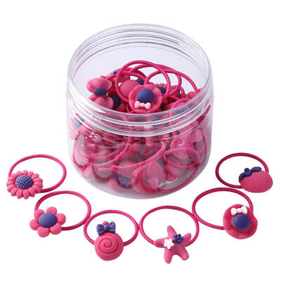 

40pcs Girls Cute Elastic Hair Bands Fashion Headwear Rubber Bands Headbands