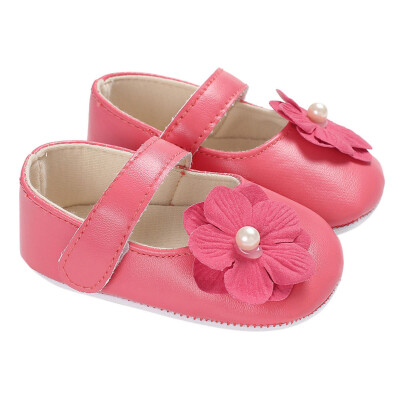 

Baby Infant Kids Girl Flowers Soft Sole Crib Toddler Newborn Shoes