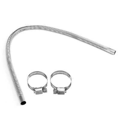 

12m Stainless Steel Exhaust Pipe Parking Air Heater Tank Diesel Gas Vent Hose